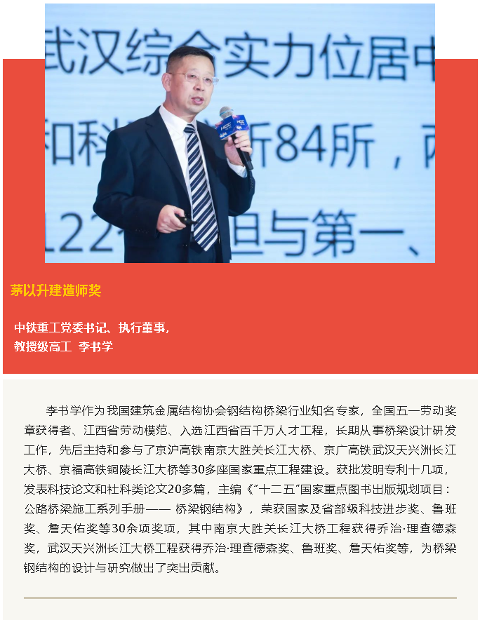 中铁工业两位专家荣获2021年度茅以升科学技术奖
