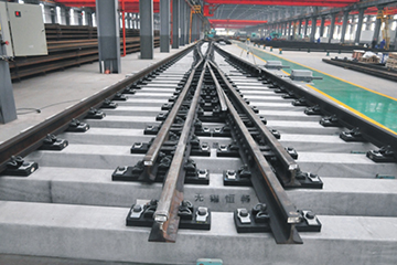 250公里客运专线铁路60kg每米钢轨12号单开道岔